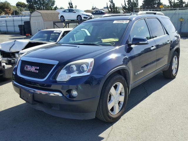 1GKEV33787J130666 - 2007 GMC ACADIA SLT ლურჯი ფოტო 2