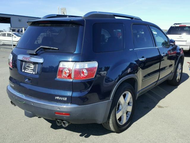 1GKEV33787J130666 - 2007 GMC ACADIA SLT ლურჯი ფოტო 4