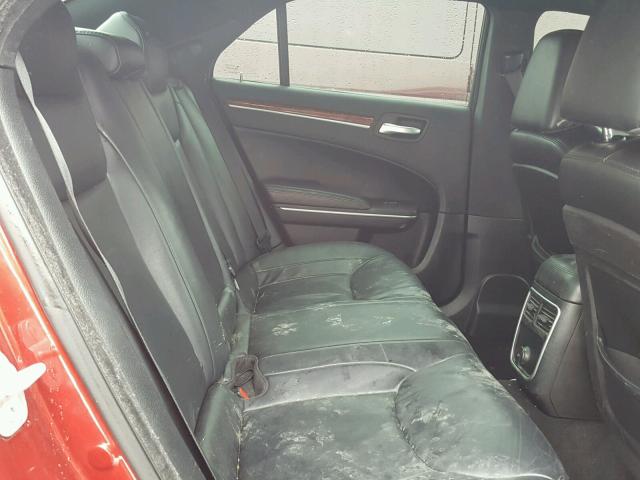 2C3CCAAG3EH312908 - 2014 CHRYSLER 300 RED photo 6