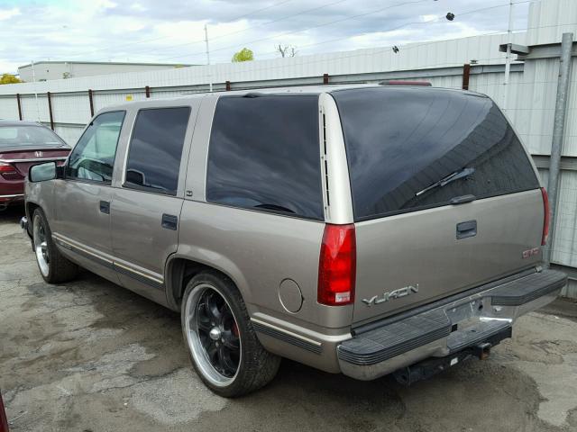 1GKEC13R4XJ706295 - 1999 GMC YUKON BEIGE photo 3