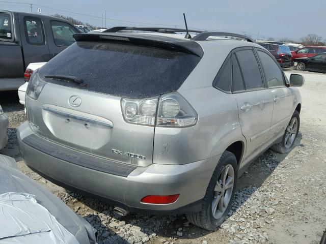 JTJGW31U562000277 - 2006 LEXUS RX 400 SILVER photo 4