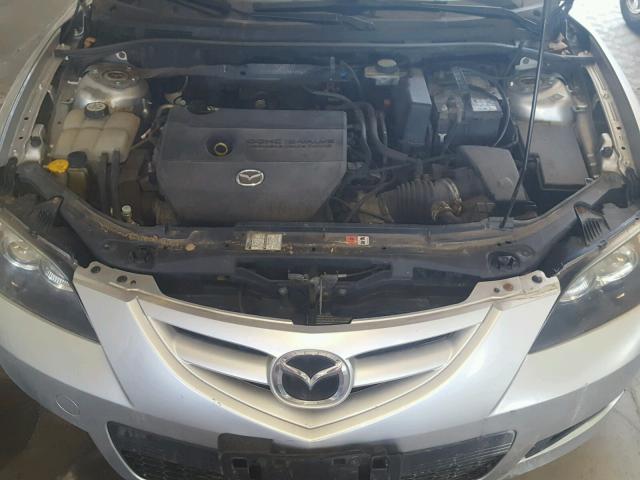 JM1BK324581826871 - 2008 MAZDA 3 S SILVER photo 7