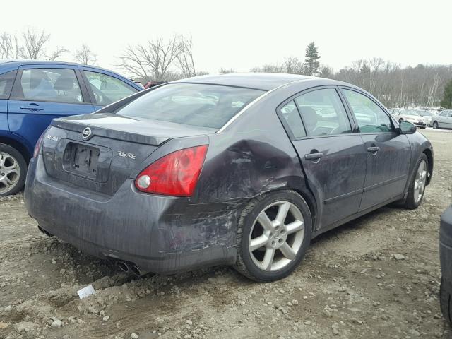 1N4BA41E36C833182 - 2006 NISSAN MAXIMA SE GRAY photo 4