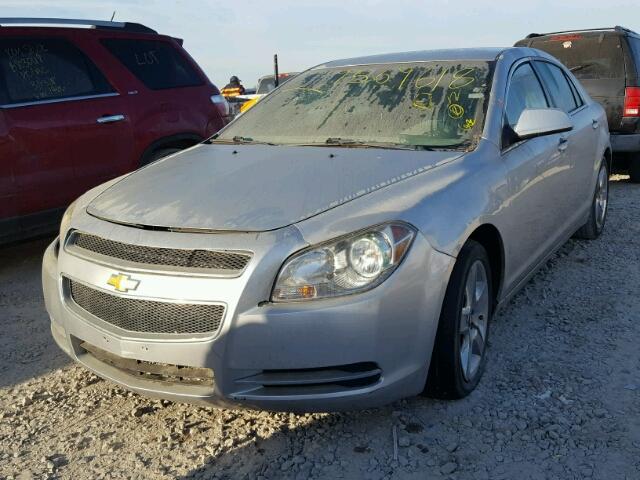 1G1ZC5E00AF308930 - 2010 CHEVROLET MALIBU 1LT ვერცხლისფერი ფოტო 2