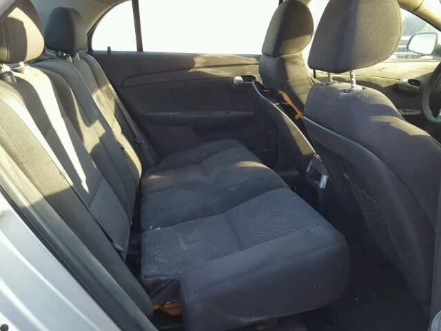 1G1ZC5E00AF308930 - 2010 CHEVROLET MALIBU 1LT ვერცხლისფერი ფოტო 6