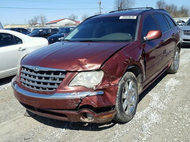 2A8GF78X37R102666 - 2007 CHRYSLER PACIFICA L ORANGE photo 2