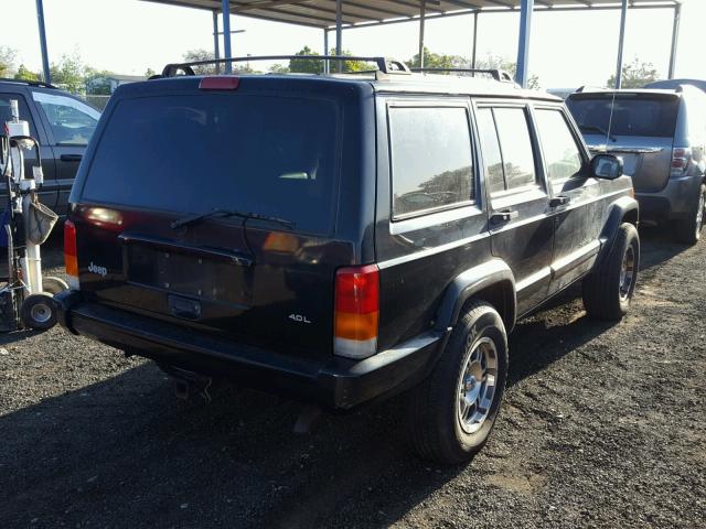 1J4FT68S3XL584598 - 1999 JEEP CHEROKEE S BLACK photo 4