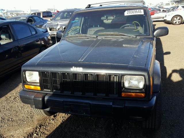 1J4FT68S3XL584598 - 1999 JEEP CHEROKEE S BLACK photo 9