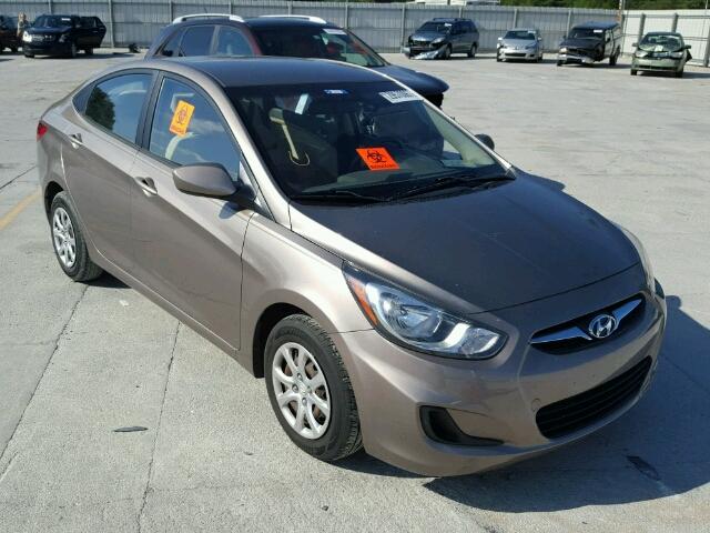 KMHCT4AE4DU528270 - 2013 HYUNDAI ACCENT GLS GRAY photo 1