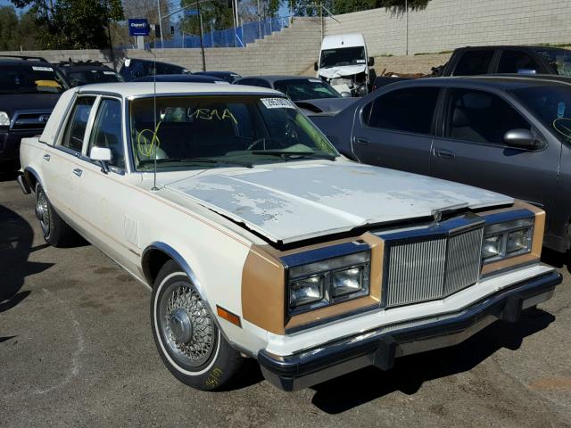 1C3BF66P5GX547866 - 1986 CHRYSLER FIFTH AVEN WHITE photo 1