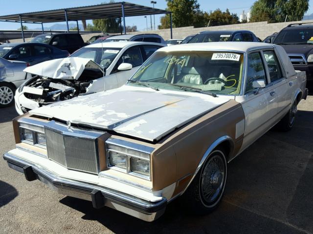 1C3BF66P5GX547866 - 1986 CHRYSLER FIFTH AVEN Սպիտակ լուսանկար 2