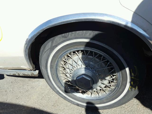 1C3BF66P5GX547866 - 1986 CHRYSLER FIFTH AVEN Սպիտակ լուսանկար 9