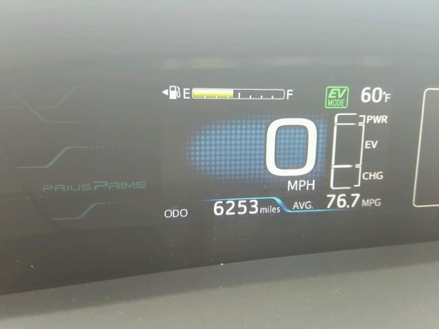 JTDKARFP7H3021811 - 2017 TOYOTA PRIUS PRIM თეთრი ფოტო 8