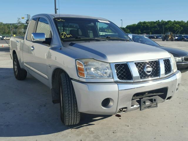 1N6AA06A94N587693 - 2004 NISSAN TITAN XE SILVER photo 1