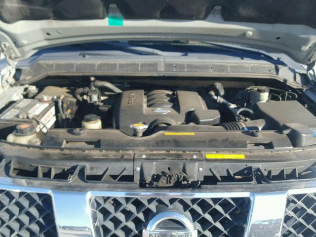 1N6AA06A94N587693 - 2004 NISSAN TITAN XE SILVER photo 7