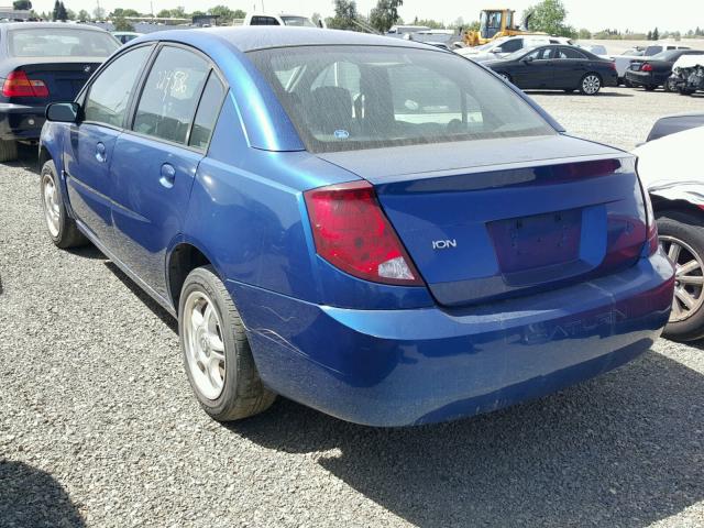 1G8AJ54F85Z123068 - 2005 SATURN ION LEVEL BLUE photo 3