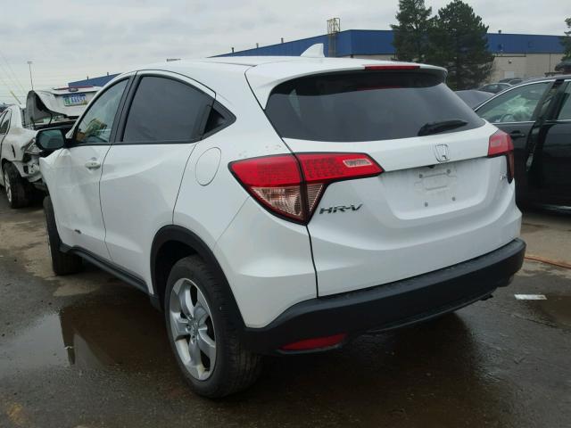 3CZRU6H56GM733007 - 2016 HONDA HR-V EX WHITE photo 3