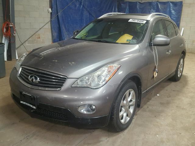 JNKAJ09F58M351420 - 2008 INFINITI EX35 BASE GRAY photo 2