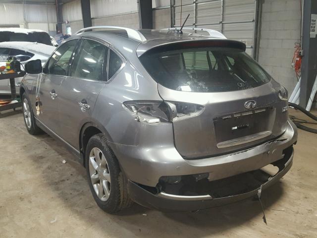 JNKAJ09F58M351420 - 2008 INFINITI EX35 BASE GRAY photo 3