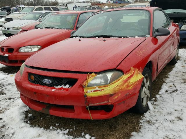 3FAFP11333R154796 - 2003 FORD ESCORT ZX2 RED photo 2