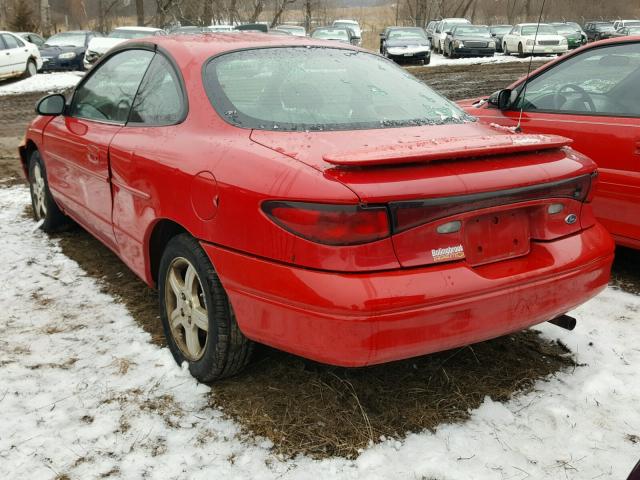 3FAFP11333R154796 - 2003 FORD ESCORT ZX2 RED photo 3