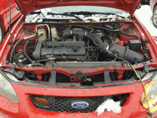 3FAFP11333R154796 - 2003 FORD ESCORT ZX2 RED photo 7