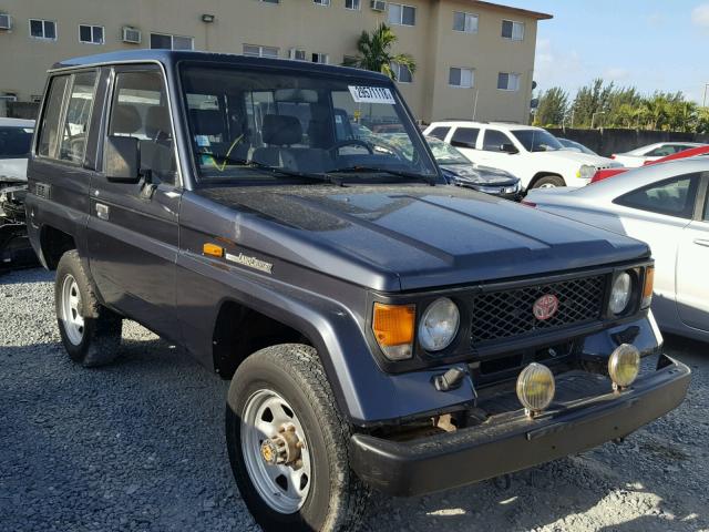 JT1V0LJ7009028320 - 1987 TOYOTA LANDCRUISE GRAY photo 1