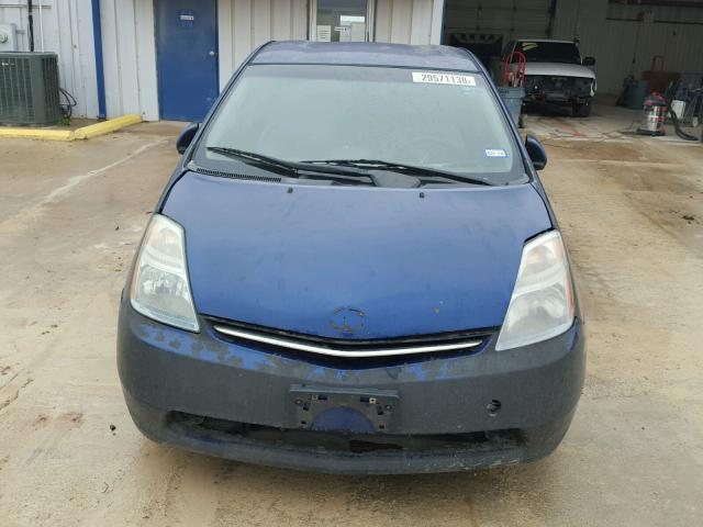 JTDKB20U687771941 - 2008 TOYOTA PRIUS BLUE photo 9