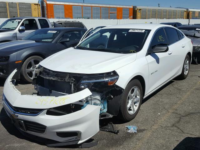 1G1ZB5ST3HF275319 - 2017 CHEVROLET MALIBU LS თეთრი ფოტო 2
