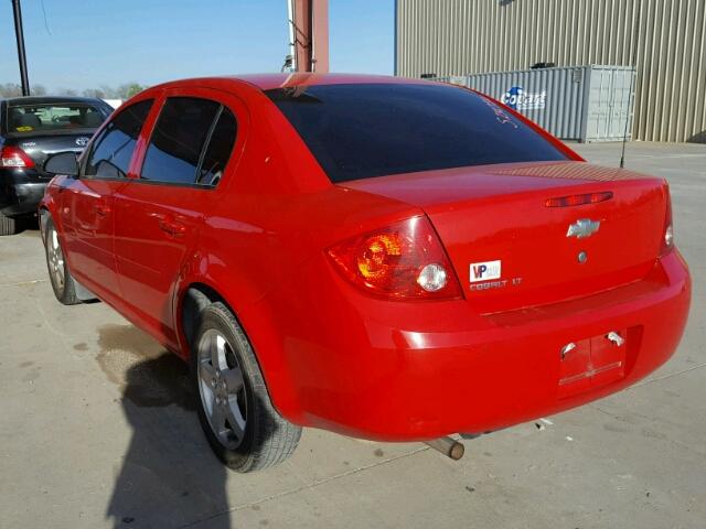 1G1AF5F55A7179432 - 2010 CHEVROLET COBALT 2LT RED photo 3