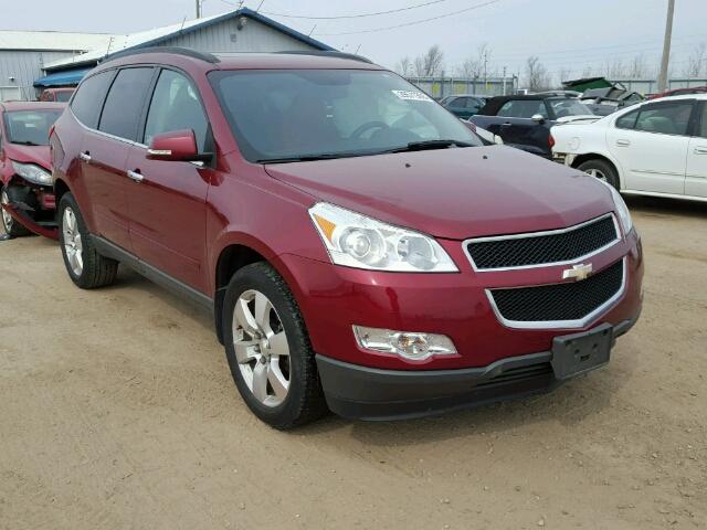 1GNLVGED2AJ230192 - 2010 CHEVROLET TRAVERSE L MAROON photo 1