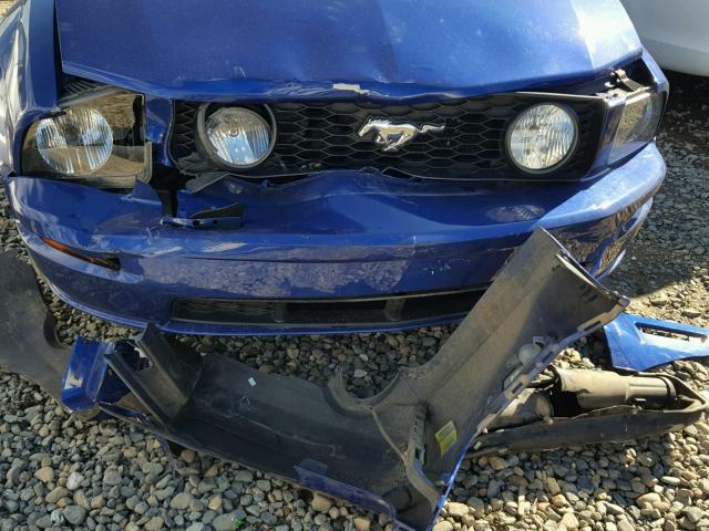 1ZVFT85H955205175 - 2005 FORD MUSTANG GT BLUE photo 9