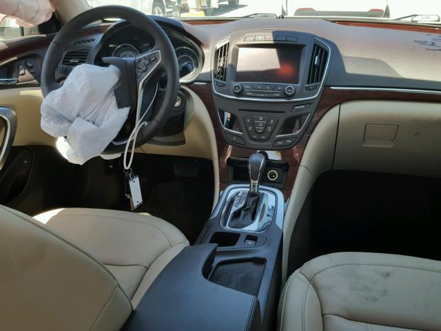 2G4GK5EX4F9163577 - 2015 BUICK REGAL BEIGE photo 9