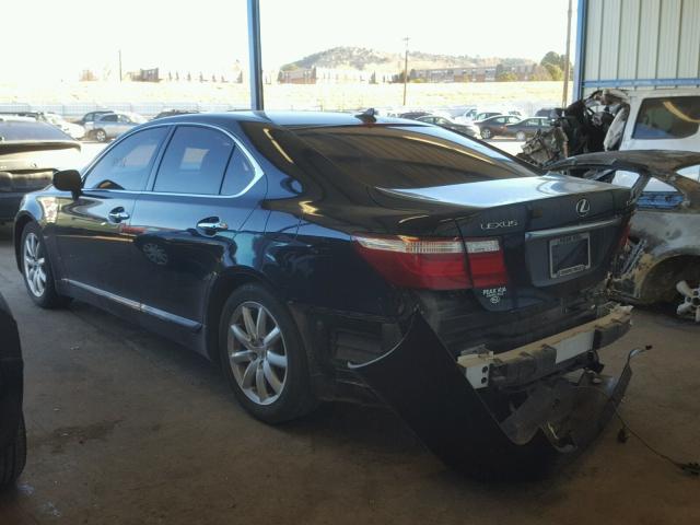 JTHBL46F795089843 - 2009 LEXUS LS 460 BLACK photo 3