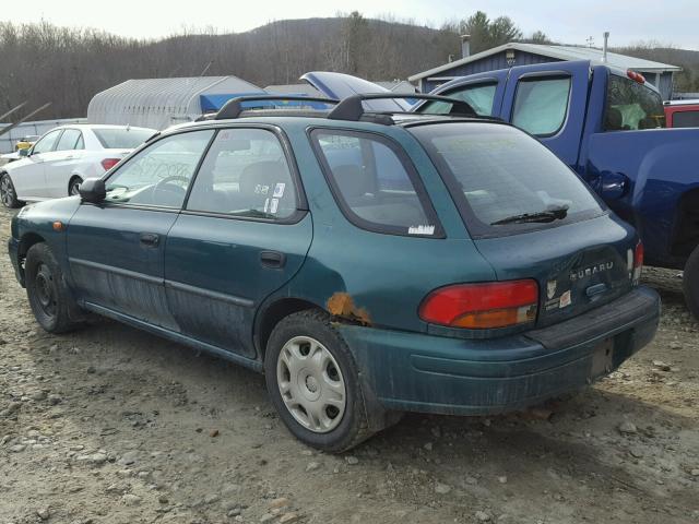 JF1GF4351WH811401 - 1998 SUBARU IMPREZA L GREEN photo 3