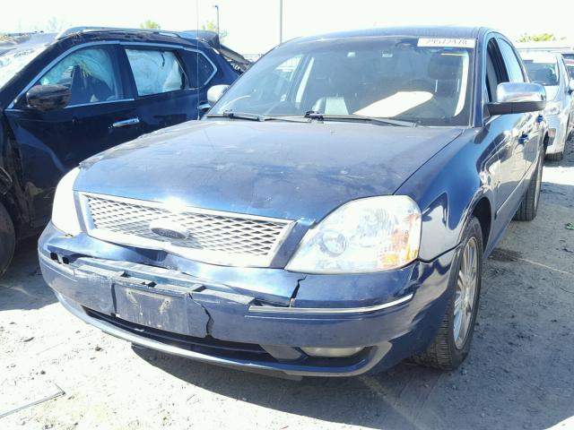 1FAHP28165G112295 - 2005 FORD FIVE HUNDR BLUE photo 2