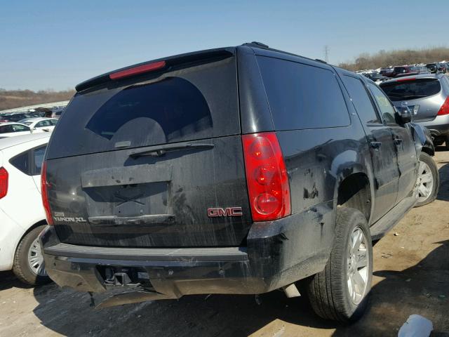 1GKFK16357J365181 - 2007 GMC YUKON XL K BLACK photo 4