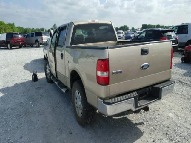 1FTPW14V78FB33078 - 2008 FORD F150 SUPER GOLD photo 3