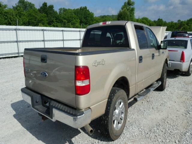 1FTPW14V78FB33078 - 2008 FORD F150 SUPER GOLD photo 4