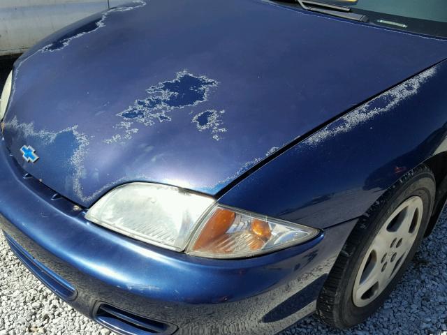 1G1JF524627382652 - 2002 CHEVROLET CAVALIER L BLUE photo 9