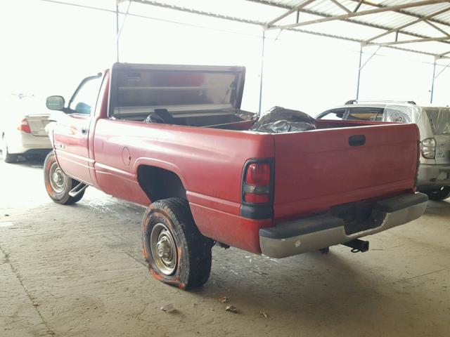 3B7KF26Z9XM540544 - 1999 DODGE RAM 2500 RED photo 3