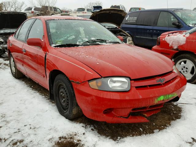 1G1JF52F537314412 - 2003 CHEVROLET CAVALIER L RED photo 1