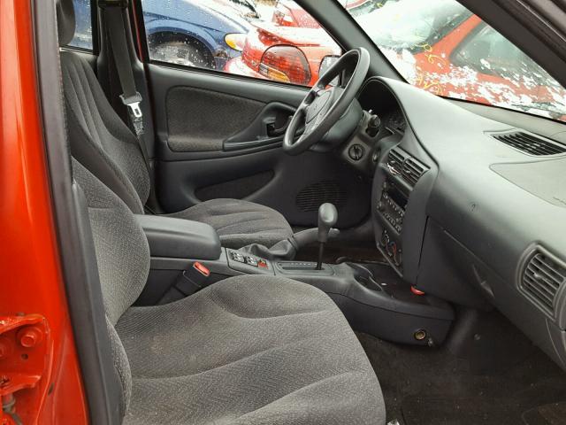 1G1JF52F537314412 - 2003 CHEVROLET CAVALIER L RED photo 5