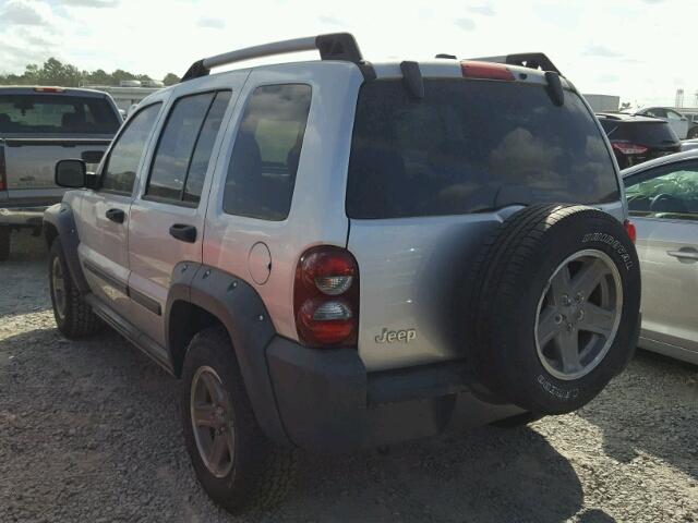 1J4GK38K95W683198 - 2005 JEEP LIBERTY RE GRAY photo 3