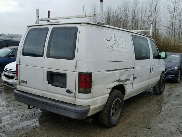 1FTRE14W64HA79923 - 2004 FORD ECONOLINE WHITE photo 4