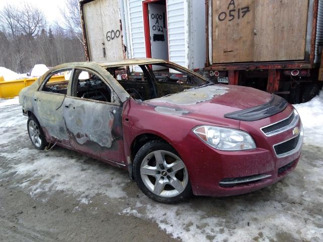 1G1ZH57B38F282608 - 2008 CHEVROLET MALIBU 1LT RED photo 1