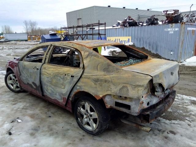 1G1ZH57B38F282608 - 2008 CHEVROLET MALIBU 1LT RED photo 3