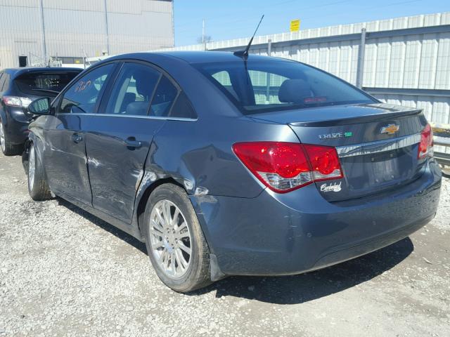 1G1PJ5SC5C7339485 - 2012 CHEVROLET CRUZE ECO BLUE photo 3