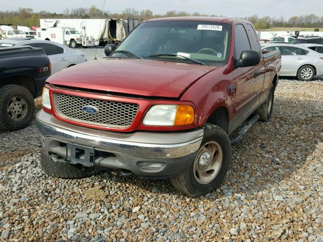 2FTRX18W14CA33346 - 2004 FORD F-150 HERI RED photo 2