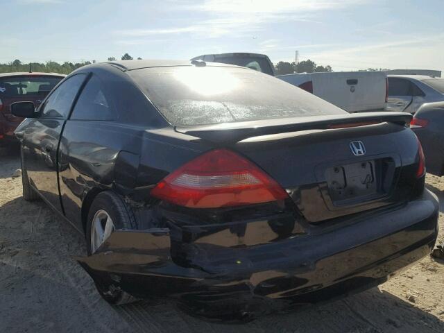 1HGCM72655A009128 - 2005 HONDA ACCORD EX BLACK photo 3